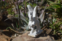 Polished White Marble Pegasus Carving x 1 From Zimbabwe - Toprock Gemstones and Minerals