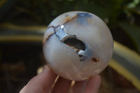 Polished Banded Agate Spheres  x 2 From West Coast, Madagascar - Toprock Gemstones and Minerals