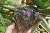 Natural Metallic Purpurite Cobbed Specimens x 3 From Erongo, Namibia - Toprock Gemstones and Minerals