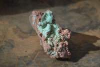 Natural Drusy Chrysocolla Dolomite Specimens x 6 From Likasi, Congo - Toprock Gemstones and Minerals