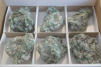 Natural Rare Emerald Mica In Matrix Cobbed Specimens x 6 From Mutoko, Zimbabwe - Toprock Gemstones and Minerals