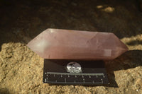 Polished Double Terminated Rose Quartz Points x 4 From Madagascar - Toprock Gemstones and Minerals