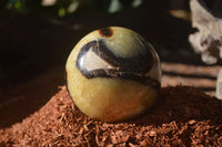 Polished Septaria Spheres x 4 From Mahajanga, Madagascar - Toprock Gemstones and Minerals