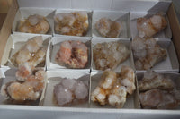 Natural Spirit Quartz Clusters x 12 From Boekenhouthoek, South Africa - Toprock Gemstones and Minerals