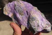 Natural Rough Stichtite & Serpentine Specimens x 5 From Barberton, South Africa - Toprock Gemstones and Minerals