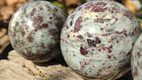 Polished Rubellite Pink Tourmaline Spheres x 4 From Madagascar - Toprock Gemstones and Minerals