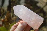 Polished Gemmy Rose Quartz Points x 4 From Madagascar - Toprock Gemstones and Minerals