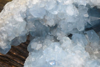 Natural Blue Celestite Geode Specimen  x 1 From Sakoany, Madagascar - Toprock Gemstones and Minerals