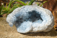 Natural Blue Celestite Geode Specimen  x 1 From Sakoany, Madagascar - Toprock Gemstones and Minerals