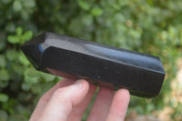 Polished Black Basalt Points  x 6 From Madagascar - Toprock Gemstones and Minerals