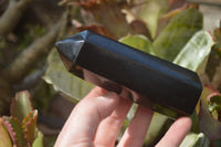 Polished Black Basalt Points  x 6 From Madagascar - Toprock Gemstones and Minerals