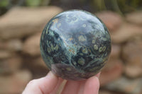 Polished Stromatolite Spheres  x 4 From Katsepy, Madagascar - Toprock Gemstones and Minerals