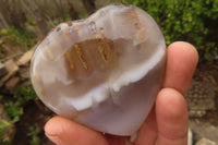 Polished Agate Hearts x 6 From Madagascar - Toprock Gemstones and Minerals