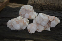 Natural Spirit Quartz Specimens  x 3 From South Africa - Toprock Gemstones and Minerals