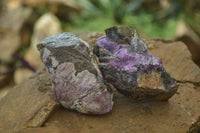Natural Rough Stichtite & Serpentine Specimens x 12 From South Africa - Toprock Gemstones and Minerals