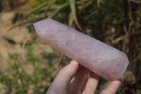 Polished Pink Rose Quartz Points x 4 From Madagascar - Toprock Gemstones and Minerals