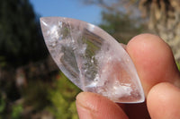 Polished Clear Quartz "Angel Tears" pendant pieces x 20 From Madagascar - Toprock Gemstones and Minerals