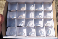 Polished Clear Quartz "Angel Tears" pendant pieces x 20 From Madagascar - Toprock Gemstones and Minerals