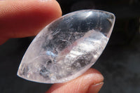 Polished Clear Quartz "Angel Tears" pendant pieces x 20 From Madagascar - Toprock Gemstones and Minerals