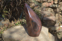 Polished Banded Tiger Iron Jasper Standing Free Form x 1 From Prieska, Northern Cape - Toprock Gemstones and Minerals