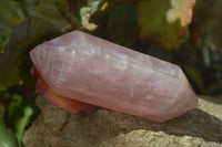 Polished Rose Quartz Points x 3 From Madagascar - Toprock Gemstones and Minerals