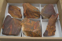 Natural Nguni Jasper Cobbed Specimens x 6 From Prieska, South Africa - Toprock Gemstones and Minerals