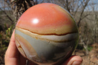 Polished Polychrome Jasper Spheres x 2 From Mahajanga, Madagascar - Toprock Gemstones and Minerals