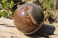 Polished Polychrome Jasper Spheres x 2 From Mahajanga, Madagascar - Toprock Gemstones and Minerals