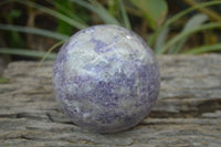 Polished Lepidolite Spheres x 2 From Madagascar - Toprock Gemstones and Minerals