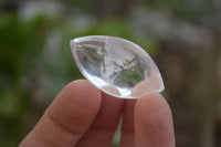 Polished Clear Quartz "Angel Tears" Pendant Pieces x 20 From Madagascar - Toprock Gemstones and Minerals