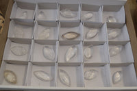 Polished Clear Quartz "Angel Tears" Pendant Pieces x 20 From Madagascar - Toprock Gemstones and Minerals