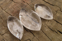 Polished Clear Quartz "Angel Tears" Pendant Pieces x 20 From Madagascar - Toprock Gemstones and Minerals