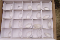 Polished Clear Quartz "Angel Tears" Pendant Pieces x 20 From Madagascar - Toprock Gemstones and Minerals