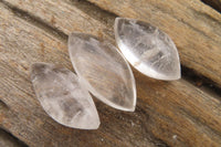 Polished Clear Quartz "Angel Tears" Pendant Pieces x 20 From Madagascar - Toprock Gemstones and Minerals
