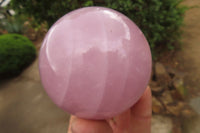 Polished Rose Quartz Spheres x 2 From Ambatondrazaka, Madagascar - Toprock Gemstones and Minerals