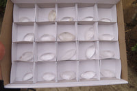 Polished Clear Quartz "Angel Tears" Pendant Pieces x 20 From Madagascar - Toprock Gemstones and Minerals