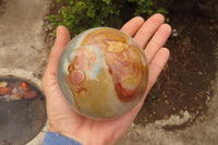 Polished Polychrome Jasper Spheres x 2 From Madagascar - Toprock Gemstones and Minerals