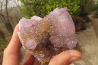 Natural Ametrine Spirit Quartz Clusters x 3 From Boekenhouthoek, South Africa - Toprock Gemstones and Minerals
