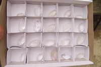 Polished Clear Quartz "Angel Tears" Pendant Pieces x 20 From Madagascar - Toprock Gemstones and Minerals