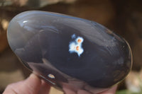 Polished Orca Agate Standing Free Forms x 3 From Madagascar - Toprock Gemstones and Minerals
