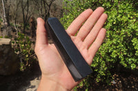 Polished Black Basalt Points x 6 From Antsirabe, Madagascar - Toprock Gemstones and Minerals