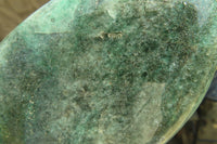 Polished Green Fuchsite Quartz Standing Free Forms x 2 From Madagascar - Toprock Gemstones and Minerals