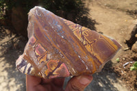 Polished On One Side Nguni Jasper Specimens x 2 From Prieska, South Africa - Toprock Gemstones and Minerals