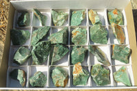 Natural Jade Cobbed Specimens x 24 From Swaziland - Toprock Gemstones and Minerals