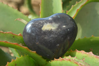 Polished Lepidolite Gemstone Hearts x 6 From Madagascar - Toprock Gemstones and Minerals
