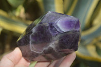 Polished Chevron Amethyst Prism-Point x 1 From Zambia - Toprock Gemstones and Minerals