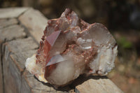 Natural Red Hematoid Quartz Clusters x 2 From Karoi, Zimbabwe - Toprock Gemstones and Minerals