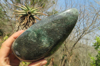 Polished Fuchsite Quartz Standing Free Form x 1 From Madagascar - Toprock Gemstones and Minerals