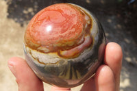 Polished Polychrome Jasper Spheres x 3 From Madagascar - Toprock Gemstones and Minerals