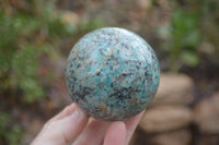 Polished Amazonite Sphere-Balls x 3 From Madagascar - Toprock Gemstones and Minerals